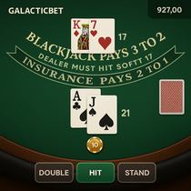 GalacticBet - Blackjack Table Game - Classic Card Game