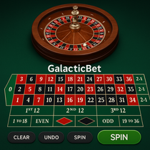 GalacticBet - Roulette Table Game - European Roulette