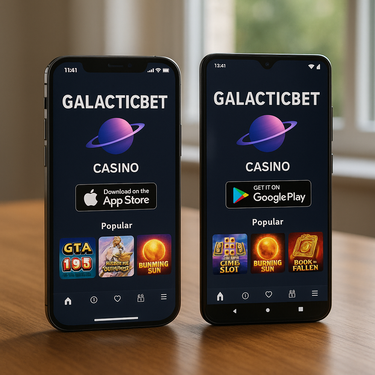 GalacticBet - iOS und Android Apps - Mobile Casino Download